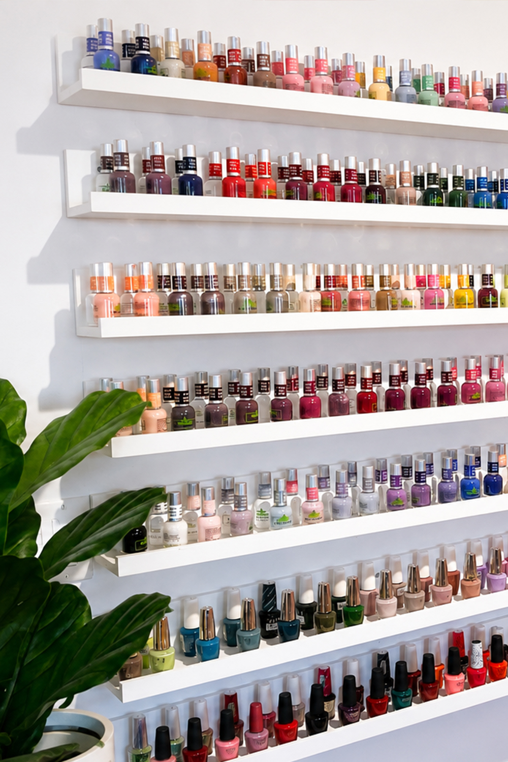 Nail package gathering at The Muse Nails