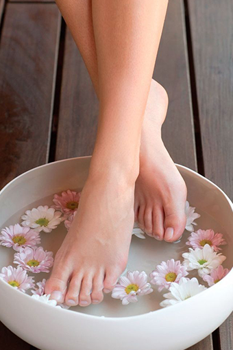 Luxury pedicure service at The Muse Nails TN